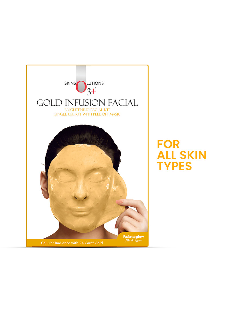 O3 + Gold Infusion Brightening Facial Kit for Radiance & Glow - 45 g